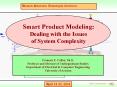 Smart Product Modeling: Dealing with the Issues of System Complexity PowerPoint PPT Presentation