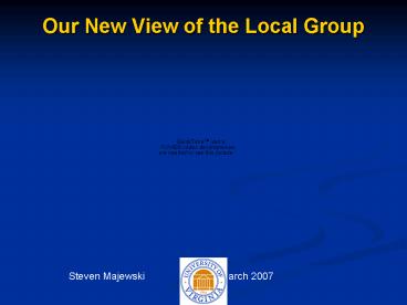 Our New View of the Local Group