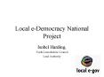 Local eDemocracy National Project PowerPoint PPT Presentation