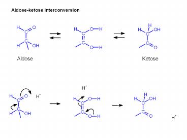 Aldoseketose interconversion
