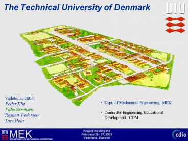 The Technical University of Denmark