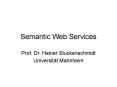 Semantic Web Services PowerPoint PPT Presentation