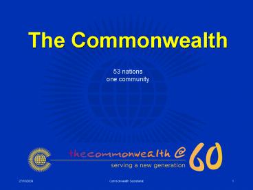 Introducing the Commonwealth PowerPoint Presentation