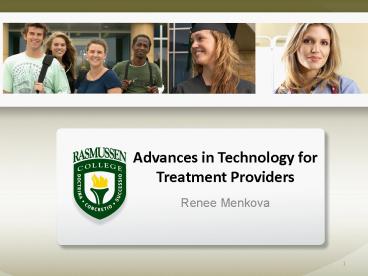 Advances in Technology for Treatment Providers
