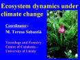 Ecosystem dynamics under climate change PowerPoint PPT Presentation