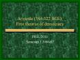 Aristotle (384-322 BCE): First theorist of democracy PowerPoint PPT Presentation