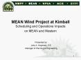 MEAN Wind Project at Kimball PowerPoint PPT Presentation