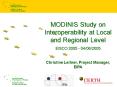 MODINIS Study on Interoperability at Local and Regional Level PowerPoint PPT Presentation