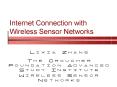 Internet Connection with Wireless Sensor Networks PowerPoint PPT Presentation