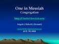 One in Messiah Congregation PowerPoint PPT Presentation