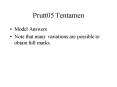 Prutt05 Tentamen