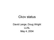 Ckov status