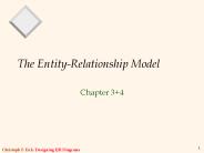 The EntityRelationship Model