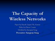 The Capacity of Wireless Networks