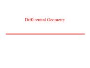 Differential Geometry