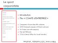 Le sport corporatiste PowerPoint PPT Presentation