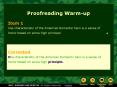 Proofreading Warmup PowerPoint PPT Presentation