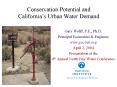 Conservation Potential and Californias Urban Water Demand PowerPoint PPT Presentation