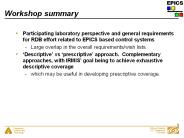 Workshop summary