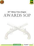 89TH Military Police Brigade AWARDS SOP PowerPoint PPT Presentation