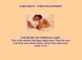 A NEW BIRTH A NEW RELATIONSHIP PowerPoint PPT Presentation