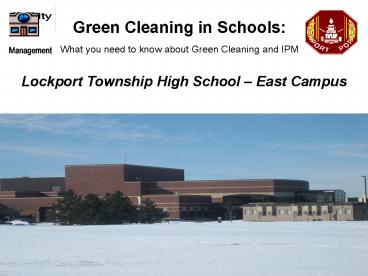 Green Cleaning in Schools: