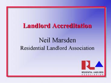 Landlord Accreditation