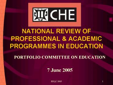 NATIONAL REVIEW OF PROFESSIONAL