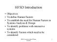 HFSD Introduction PowerPoint PPT Presentation