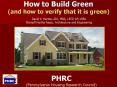 How to Build Green and how to verify that it is green PowerPoint PPT Presentation