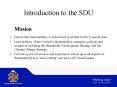 Introduction to the SDU PowerPoint PPT Presentation