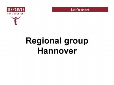 Regional group Hannover