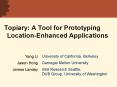 Topiary: A Tool for Prototyping LocationEnhanced Applications PowerPoint PPT Presentation
