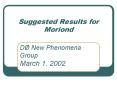 Suggested Results for Moriond PowerPoint PPT Presentation