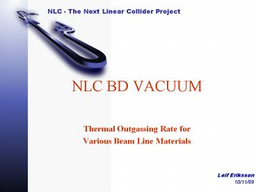 NLC BD VACUUM