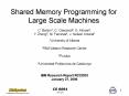 Shared Memory Programming for Large Scale Machines PowerPoint PPT Presentation
