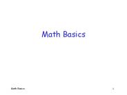 Math Basics