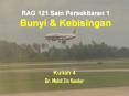 RAG 121 Sain Persekitaran 1 Bunyi PowerPoint PPT Presentation