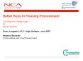 Better Buys In Housing Procurement PowerPoint PPT Presentation
