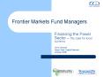 Frontier Markets Fund Managers PowerPoint PPT Presentation