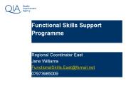 Functional Skills Support Programme