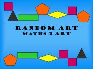 RANDOM ART Maths 2 art
