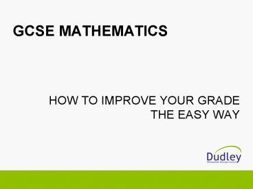 GCSE MATHEMATICS