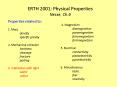 ERTH 2001: Physical Properties PowerPoint PPT Presentation