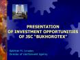 OF INVESTMENT OPPORTUNITIES
