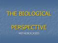 THE BIOLOGICAL PERSPECTIVE PowerPoint PPT Presentation