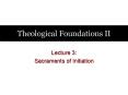 Theological Foundations II PowerPoint PPT Presentation