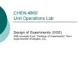 CHEN 4860 Unit Operations Lab PowerPoint PPT Presentation