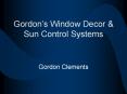 Gordons Window Decor PowerPoint PPT Presentation