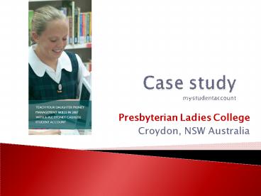 Case study mystudentaccount